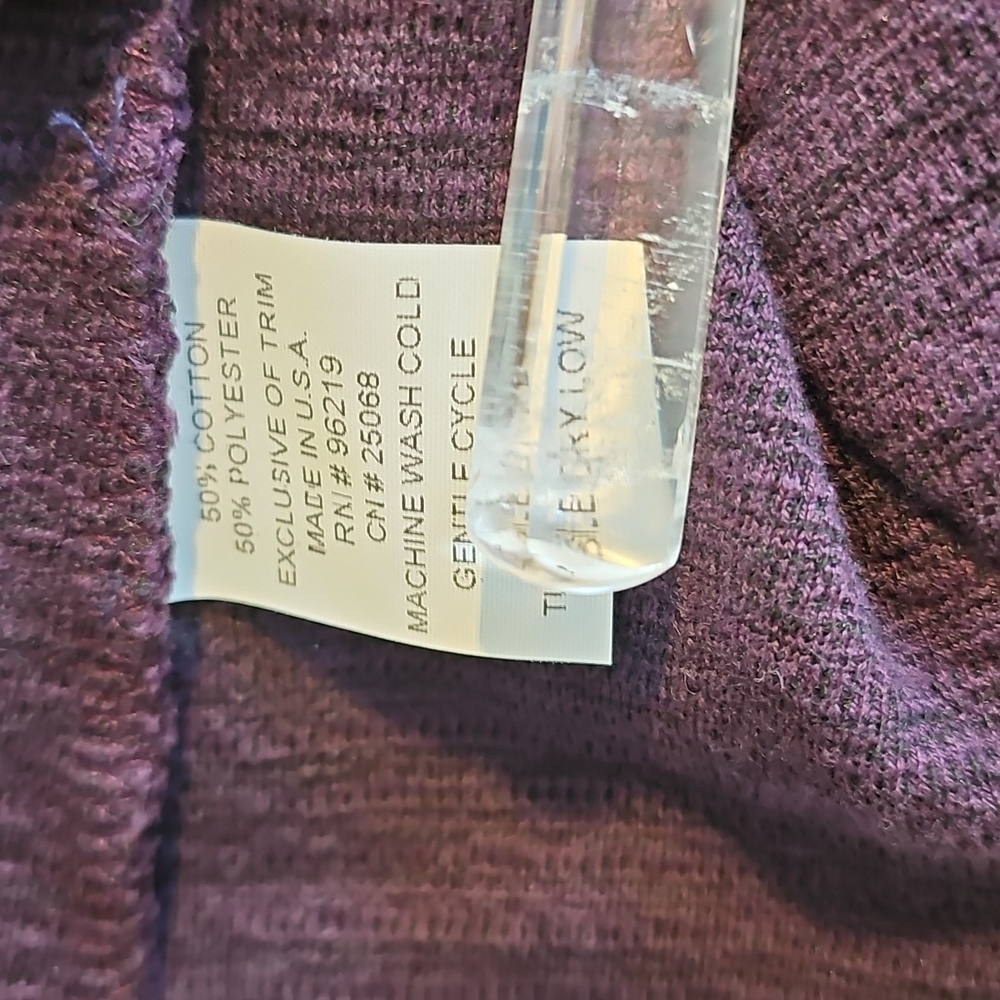 🍇HP🍇Willow Vintage Tweed Sweater Jacket NWT Large - Picture 8 of 9